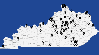 Map of Impact Across Kentucky