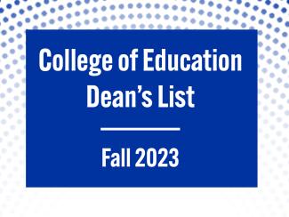 College of Education Dean's List