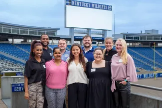 KHP students at Kroger Field