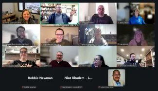 Team members met for a Check-It-Out Chat on Monday, 3/2/26, on "The Future of Work in the Age of A.I. and What It Means for Education."