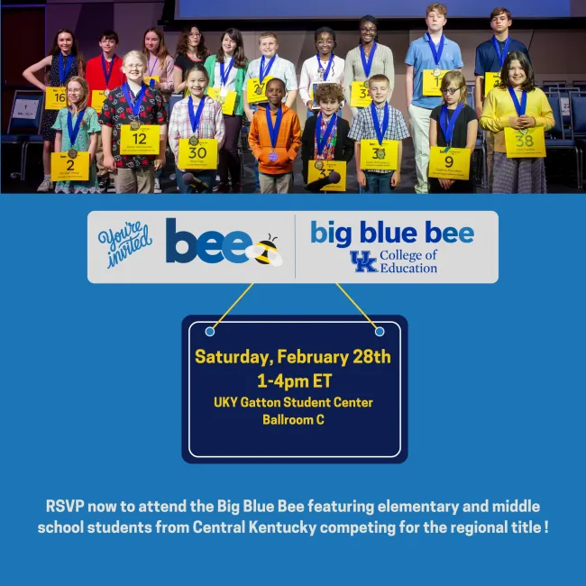 Big Blue Bee RSVP