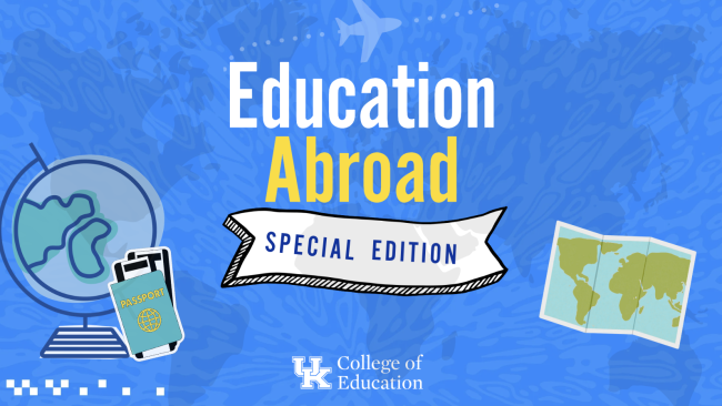 Decorative Image that says Education Abroad